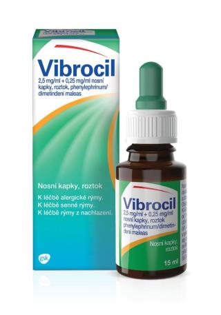 Vibrocil nosní kapky 15 ml