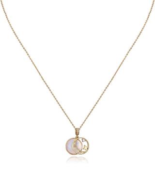 Viceroy Hravý pozlacený náhrdelník se zirkony Elegant 13080C100-90