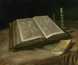 Vincent van Gogh - Obrazová reprodukce Still Life with Bible, 1885,