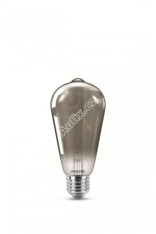 Vintage LED žárovka E27 ST64 2,3W 136lm 2700K nestmívatelná, smoky - PHILIPS