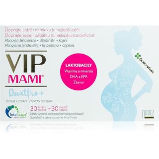 VIP mami Quattro tablety a kapsle pro těhotné a kojící ženy 2x30 ks