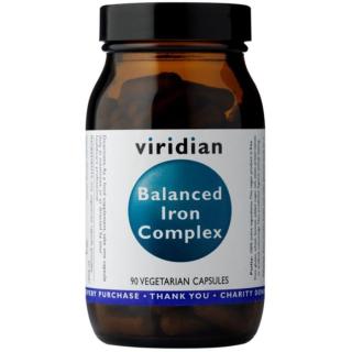 Viridian Nutrition Balanced Iron Complex kapsle pro podporu krvetvorby 90 cps