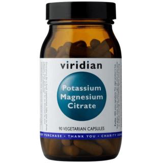 Viridian Nutrition Potassium Magnesium Citrate podpora spánku a regenerace 90 cps