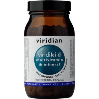 Viridian Nutrition ViridiKid Multivitamin & Mineral kapsle s multivitamínovým komplexem pro děti 90 cps