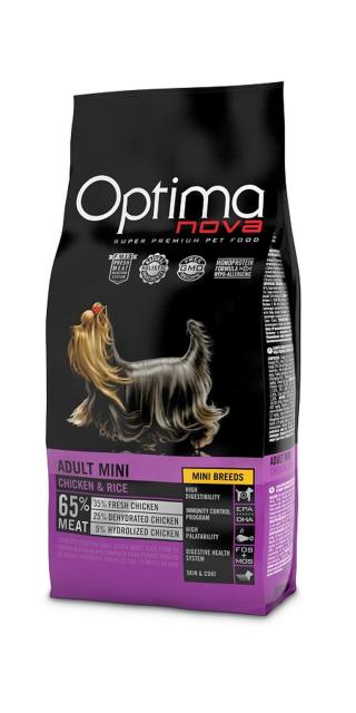 Visán Optimanova Dog Adult Mini Chicken & Rice 2 kg