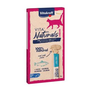 Vitakraft Vita Naturals Liquid losos 5x15 g