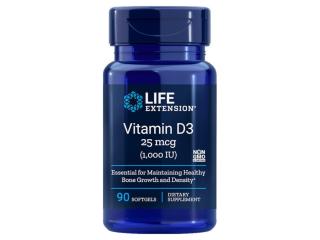 Vitamín D3 1000 IU, 90 kapslí