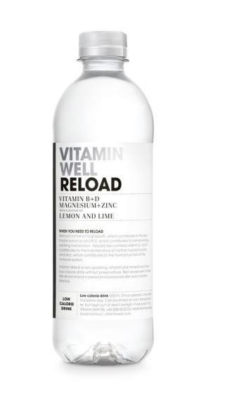 VITAMIN WELL Reload vitamínová voda 500 ml