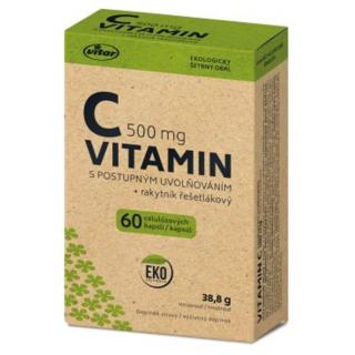 VITAR EKO Vitamin C 500 mg + rakytník 60 kapslí