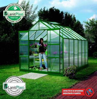 Vitavia Garden Polykarbonátový skleník VITAVIA URANUS 9900, PC 6 mm, zelený