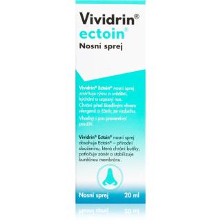 Vividrin Ectoin nosní sprej zdravotnický prostředek při rýmě a nachlazení 20 ml