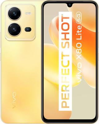 Vivo smartphone X80 Lite Sunrise Gold