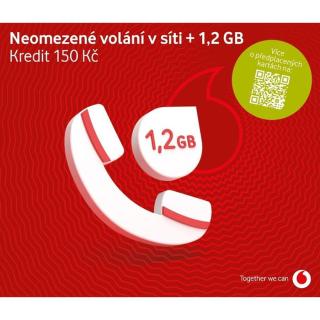 Vodafone SIM karta na volání