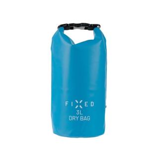 Voděodolný vak FIXED Dry Bag 3L, modrá