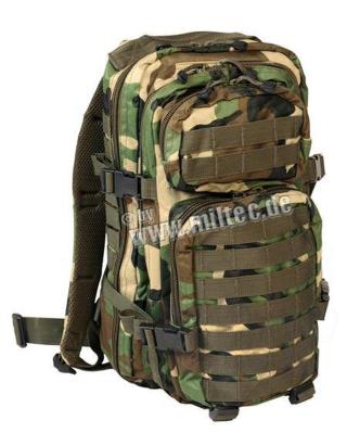 Vojenský batoh US ASSAULT PACK small Mil-Tec® – US woodland