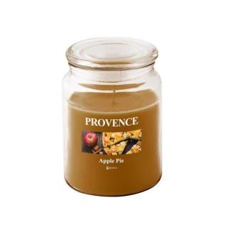 Vonná svíčka ve skle Provence Jablečný závin, 510g