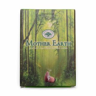 Vonné kužely pro tekoucí dým Green Tree Mother Earth - 12 ks