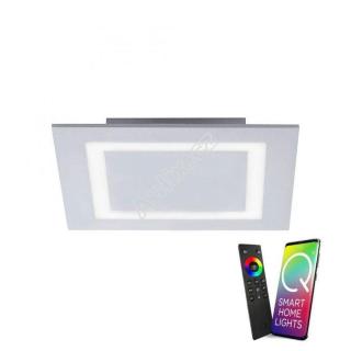 VÝPRODEJ VZORKU - Stropní svítidlo Q-MIRAN LED Smart Home 19W 2150lm 30x30cm hliník RGB 2700-5000K - PAUL NEUHAUS