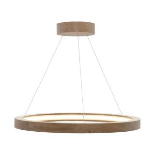 VÝPRODEJ VZORKU - Závěsné svítidlo OAK LA0785 dřevo 30W 3870lm 3000K průměr 55cm - ZUMALINE