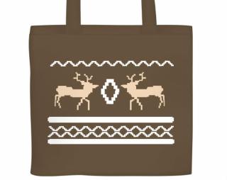Vzor s jelenem Plátěná nákupní taška