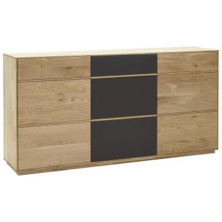 Waldwelt SIDEBOARD, dub, antracitová, barvy dubu, 177/89/42 cm