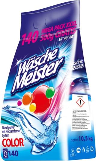 WäscheMeister WascheMeister Prací prášek Color  10,5kg 10.5 kg
