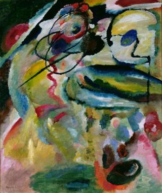 Wassily Kandinsky - Obrazová reprodukce Abstract Composition, 1911,