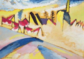 Wassily Kandinsky - Obrazová reprodukce Study in Winter No. 2, c.1910,