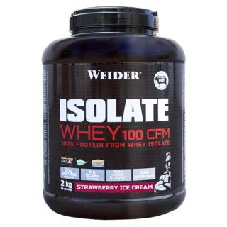 WEIDER  Isolate whey 100 CFM syrovátkový isolát příchuť jahodová zmrzlina 2 kg