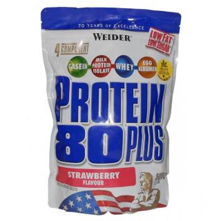 WEIDER Protein 80 Plus strawberry sáček 500 g