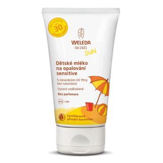 Weleda Dětské mléko na opalování Sensitive SPF30 150 ml