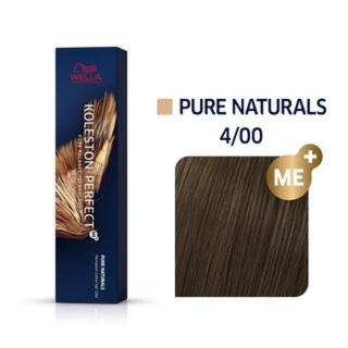 Wella Professionals Koleston Perfect Me+ Pure Naturals profesionální permanentní barva na vlasy 4/00 60 ml