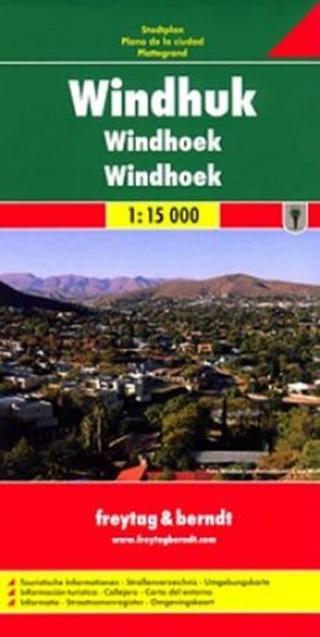 Windhuk, Windhoek 1:15T/plán města