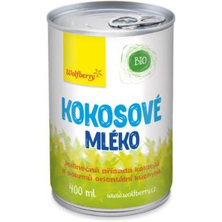 Wolfberry Kokosové mléko BIO kokosové mléko 400 ml