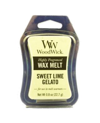 Woodwick Sweet Lime Gelato vonný vosk 22,7 gr