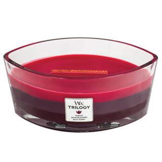 WoodWick Vonná svíčka loď Trilogy Sun Ripened Berries 453 g