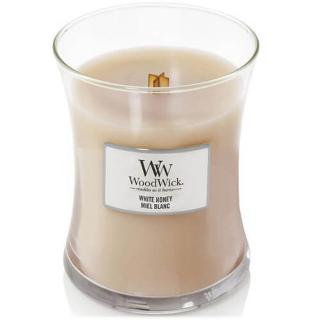 WoodWick Vonná svíčka váza White Honey 275 g