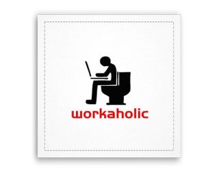 Workoholic Fotoobraz 40x40 cm