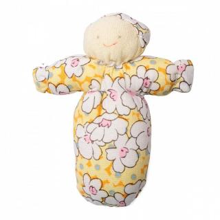 Worry doll Panenka proti stresu žlutá - cca 7 cm