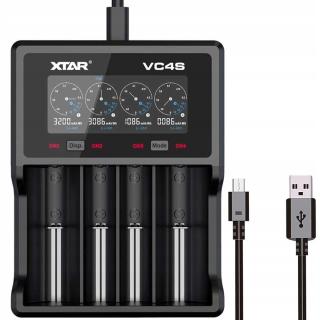 XTAR-VC4S Nabíječka baterií Li-ion Ni-mh 18650