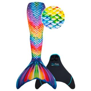 XTREM Toys and Sports - FIN FUN Mermaid Original, vel. Adult XS, Rainbow Reef
