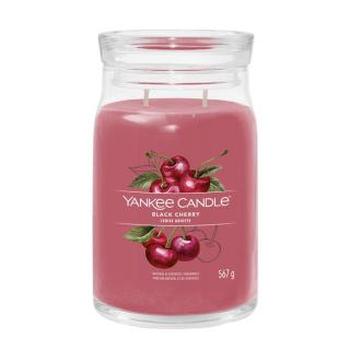 Yankee Candle Aromatická svíčka Signature sklo velké Black Cherry 567 g