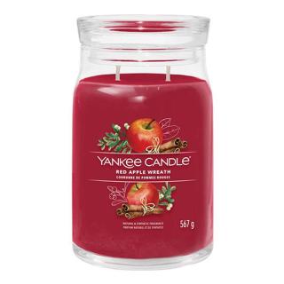 Yankee Candle Aromatická svíčka Signature sklo velké Red Apple Wreath 567 g
