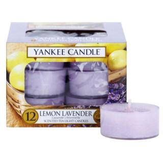 Yankee Candle Lemon Lavender čajová svíčka 12x9,8 g