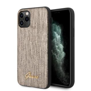 Zadní kryt Guess Lizard Hard Case pro Apple iPhone 11 Pro, zlatá