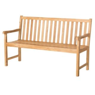 Zahradní lavice CAMBRIDGE teak, šířka 130 cm