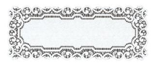 Žakárový ubrus - běhoun FELIPE různé rozměry bílá MyBestHome Rozměr: 40x100 cm