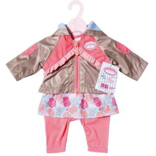 Zapf Creation Baby Annabell Oblečení s bundou 43 cm hnědo-růžová bunda s kapucí