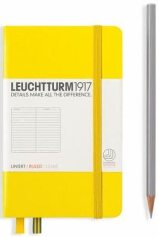 Zápisník Leuchtturm1917 Citron Pocket linkovaný