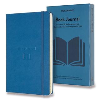 Zápisník Moleskine Passion Books Journal - tvrdé desky L, modrý